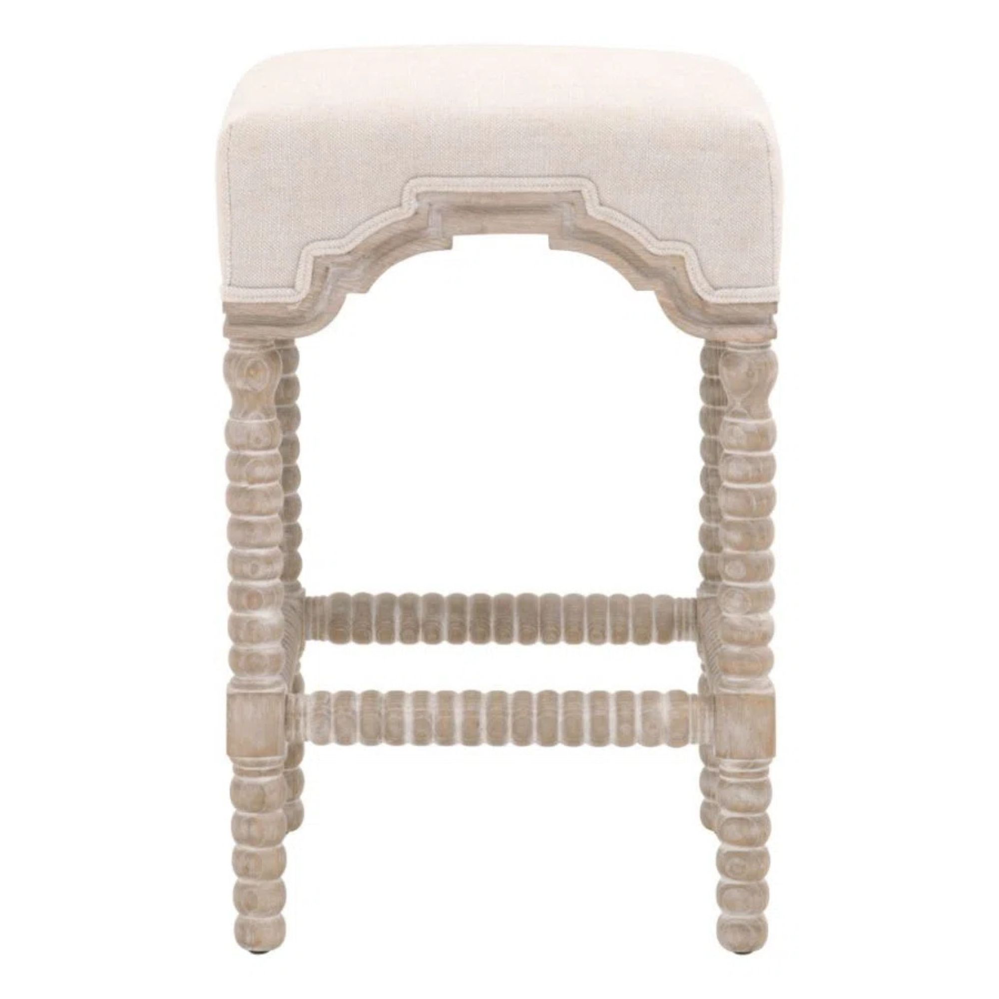 Falken Upholstered Counter Stool with Solid Wood Frame