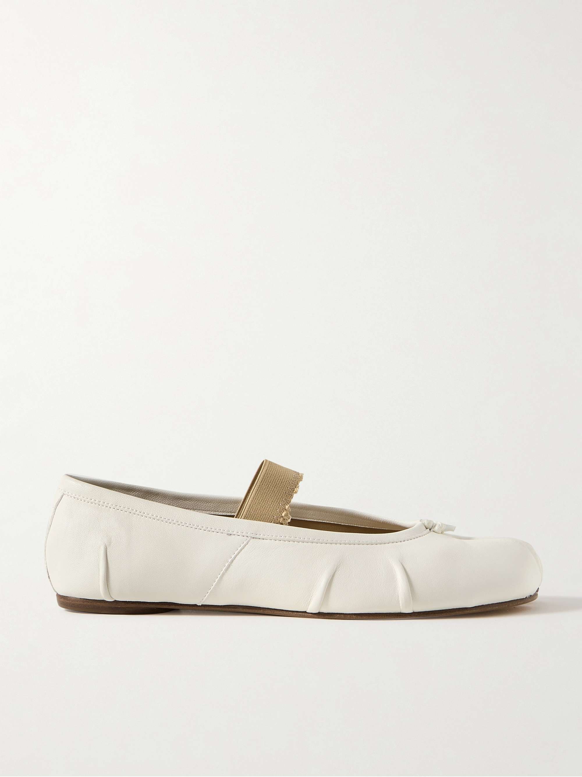 Tabi Split-Toe Leather Ballet Flats