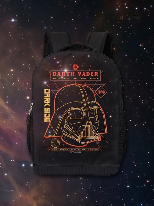 Lucasfilm Backpack Black Darth Vader 18 Inch Air Mesh Padded Bag