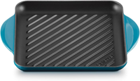 Le Creuset Enamaled Cast Iron Square Grill,