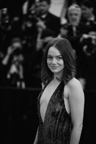 American film actor Emma Stone, photographed on the red carpet at the Festival de Cannes 2024 by events and documentary photographer Alessandro Galatoli