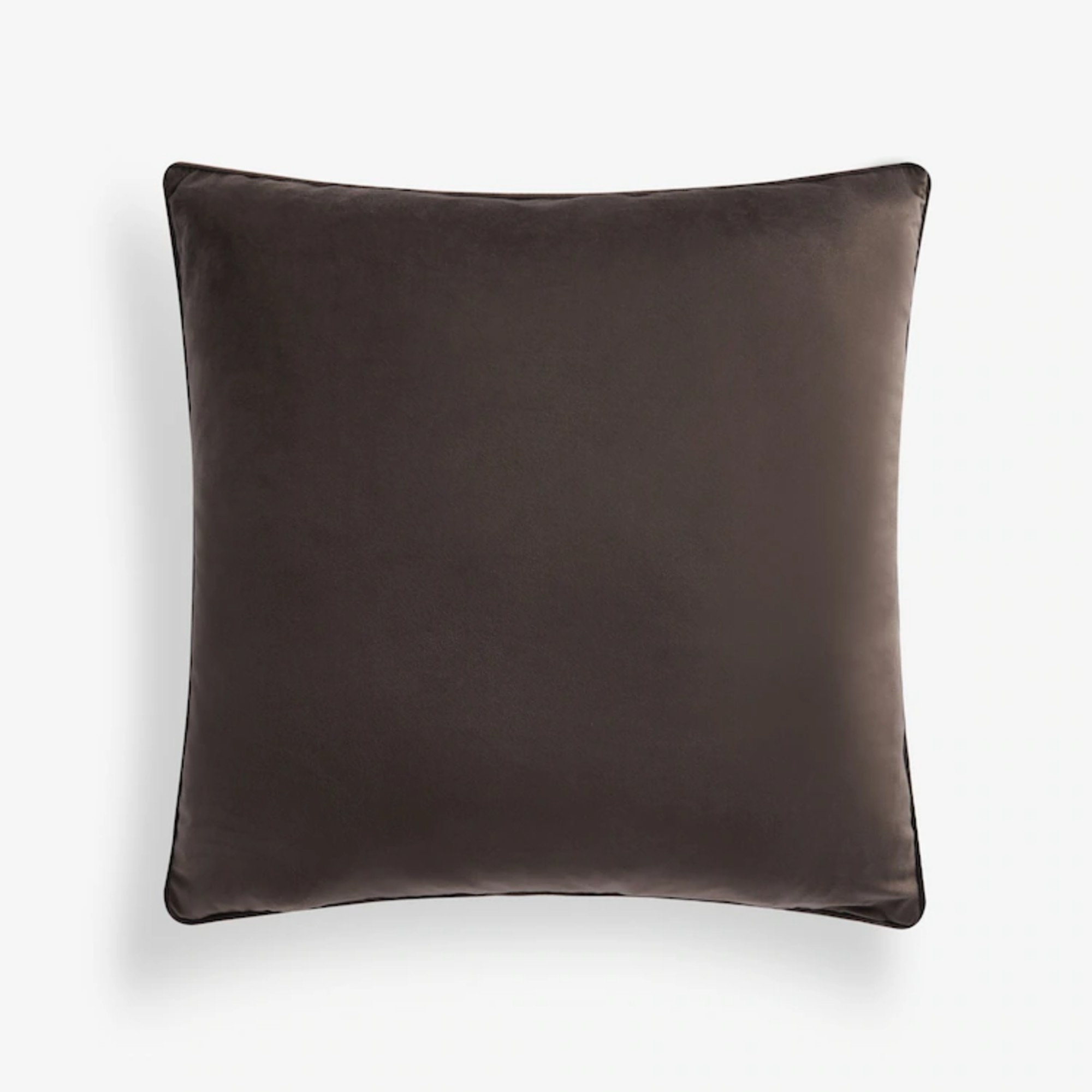 Next Chocolate Brown 59 x 59cm Matte Velvet Cushion