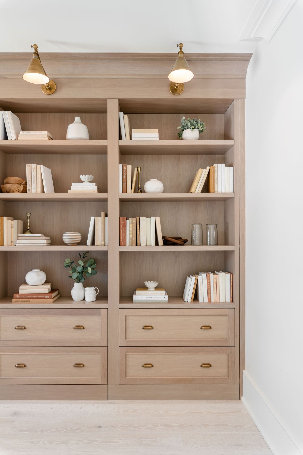 a hidden bookshelf door opening