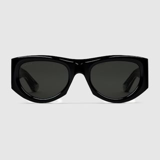 Rectangular-Frame Sunglasses