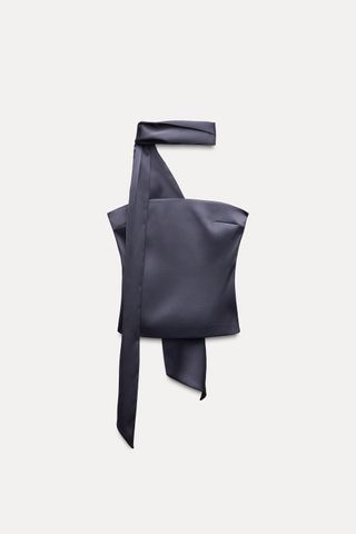 Satin Foulard Top