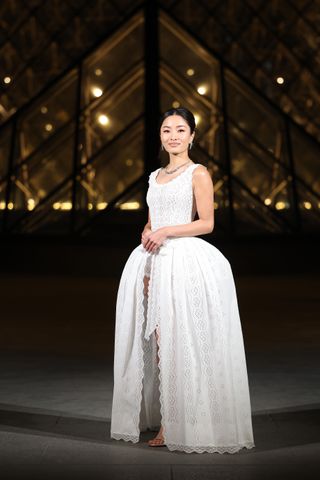 Anna Sawai at the 2025 Le Grand Diner du Louvre