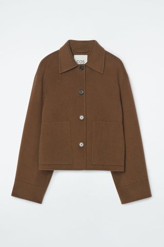 Boxy Double-Faced Wool Jacket