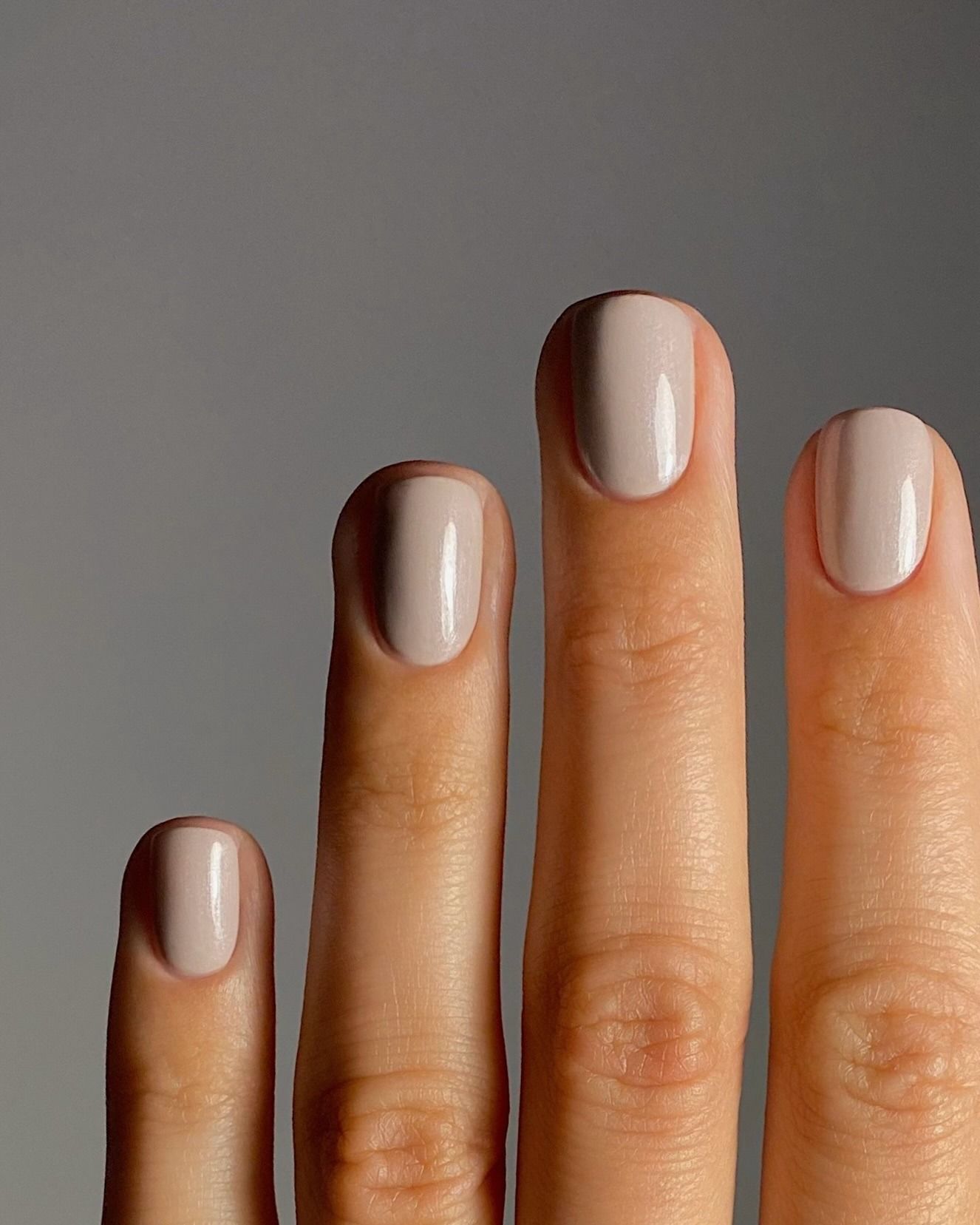 @matejanova wearing Manucurist Tweed nail polish