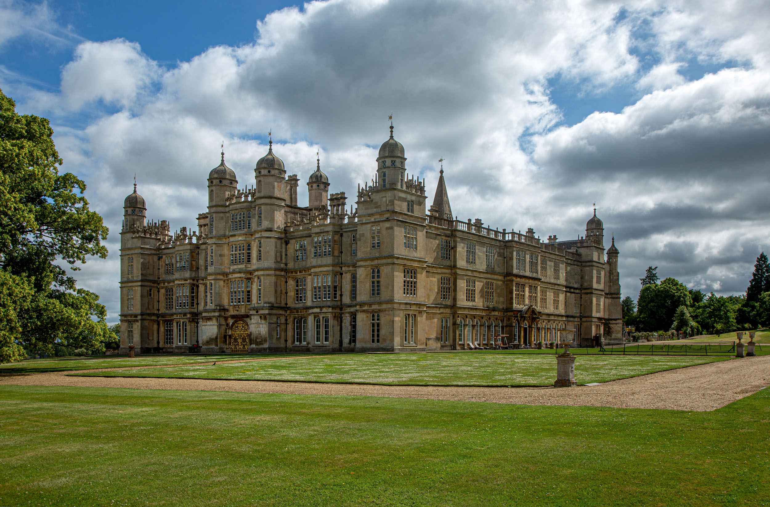 Burghley Gates as pictured in Country Life