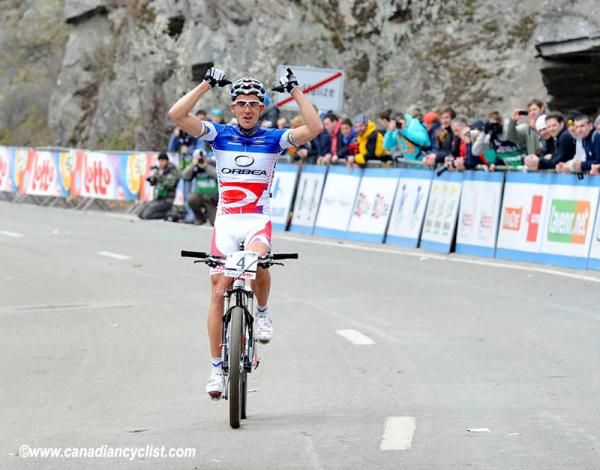 Julien Absalon (Orbea Racing Team) wins in Houffalize