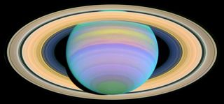 Saturn in ultraviolet light