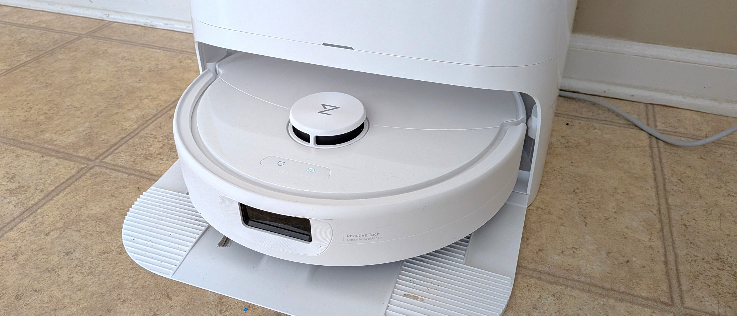 Roborock Qrevo 2 Pro in its dock