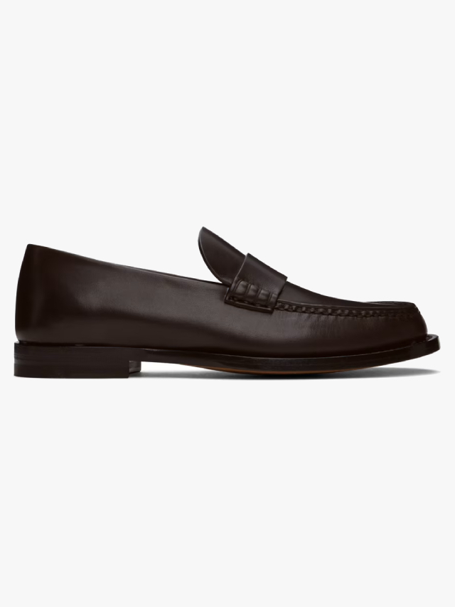 The Row, Brown Novus Loafers