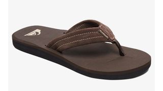 Quiksilver men's Carver suede 3-point flip-flop sandals