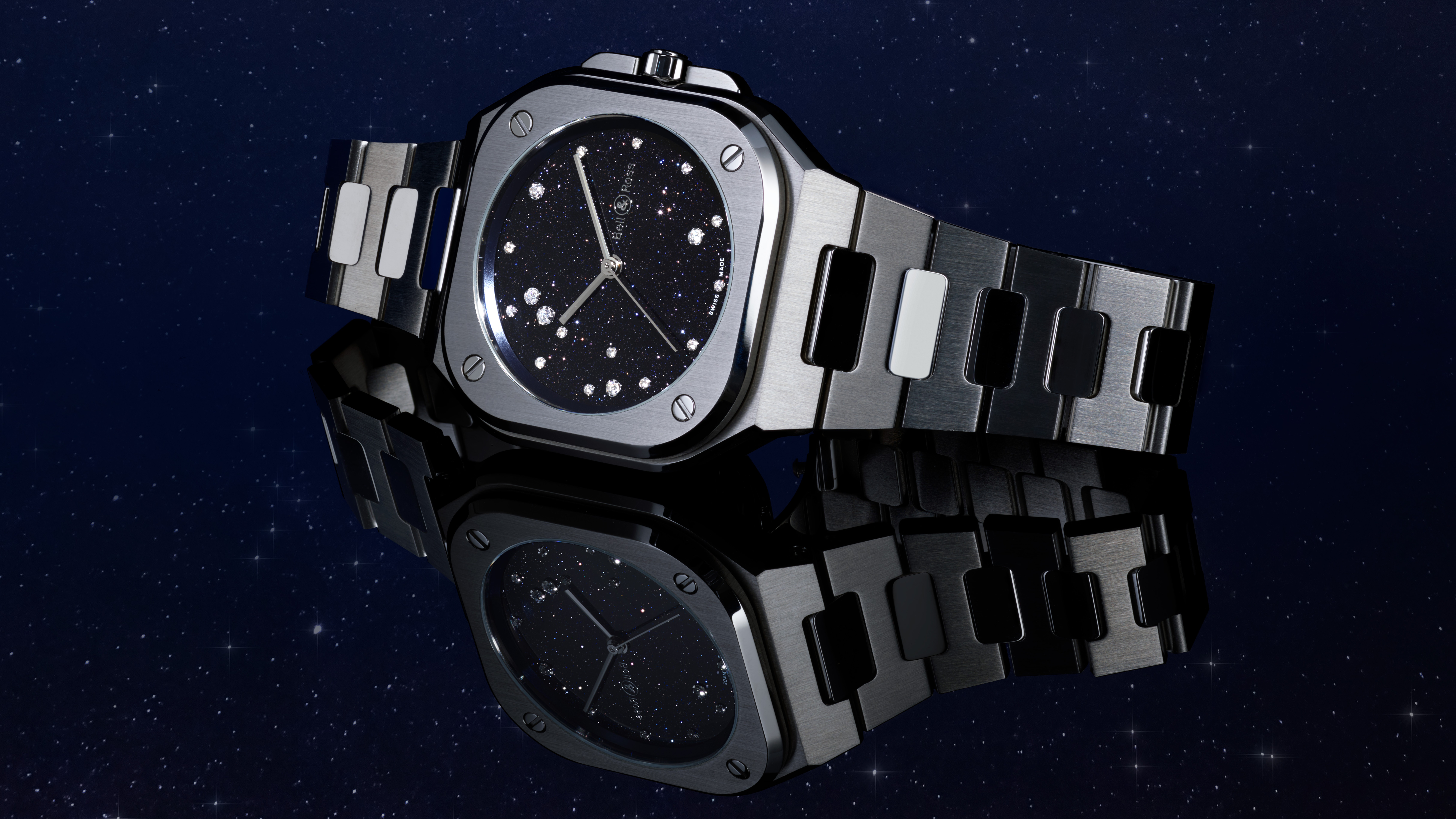 Bell &amp;amp; Ross BR05 36mm Blue Diamon Eagle