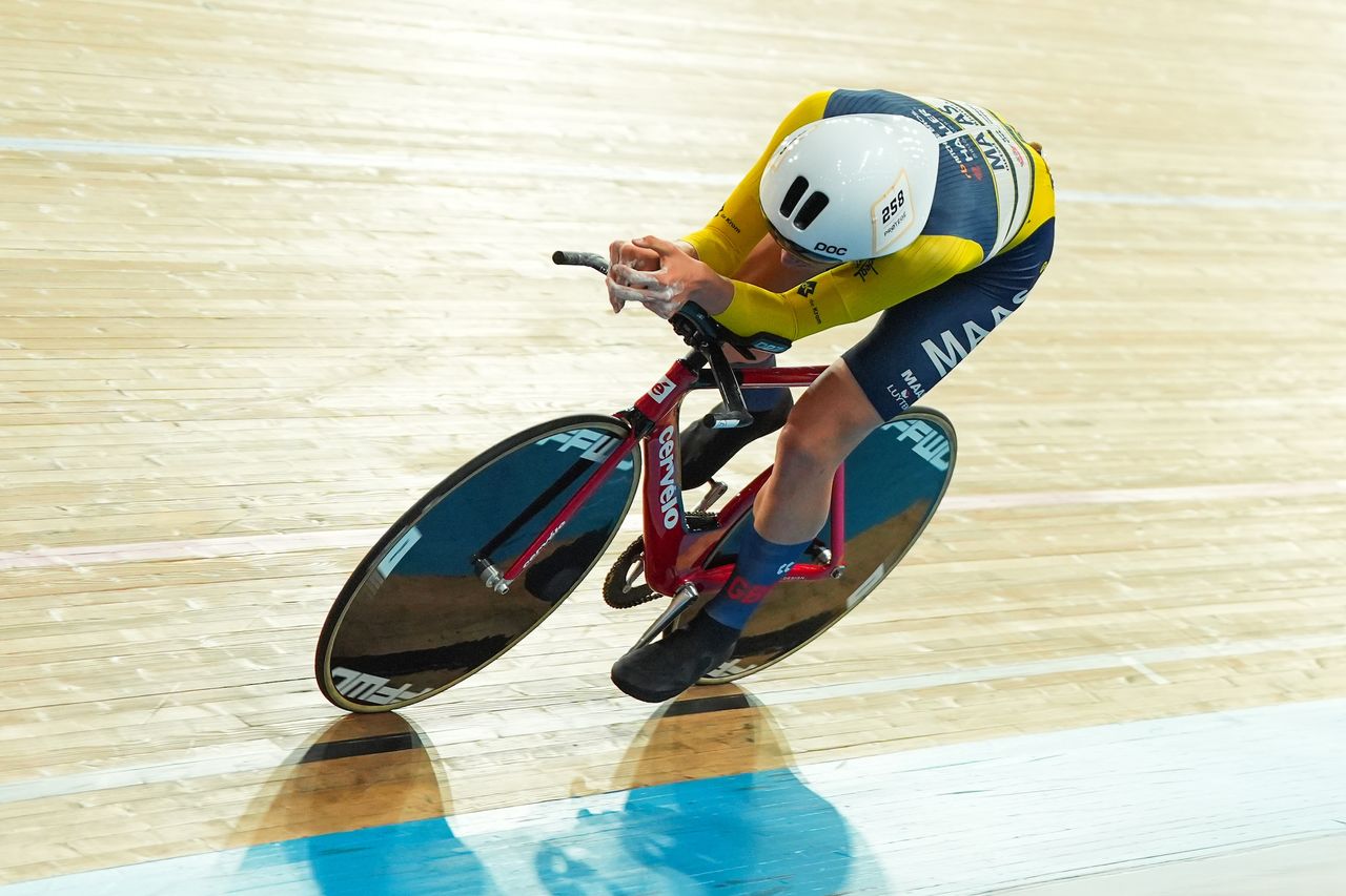 Henry Hobbs at the British National Track Championships