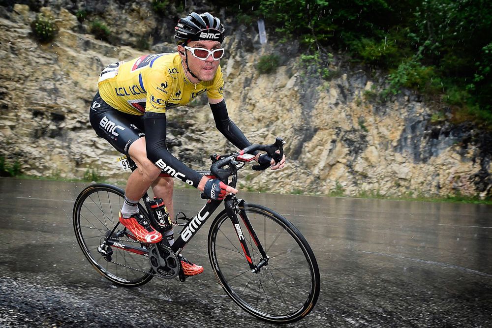 Tejay van Garderen descends during stage 6.