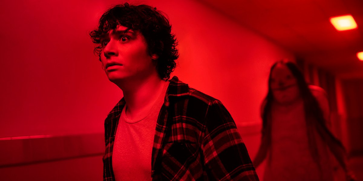 Austin Zajur and the Pale Lady in Scary Stories to Tell in the Dark