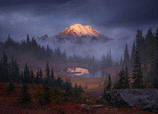Mount Rainier: Alex’s image was chosen for celebrating the free spirit of the American landscape