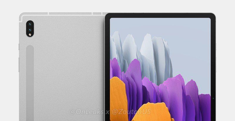 Galaxy Tab S8 Leak Render