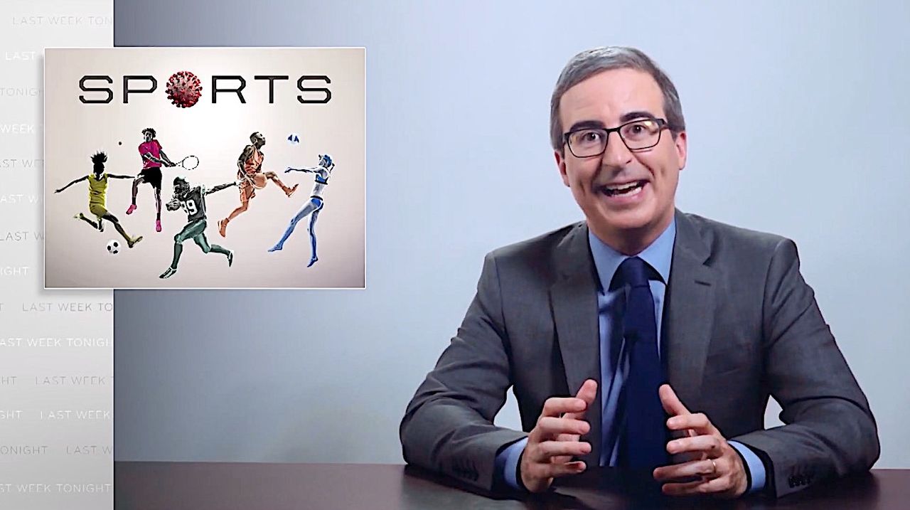 John Oliver misses sports