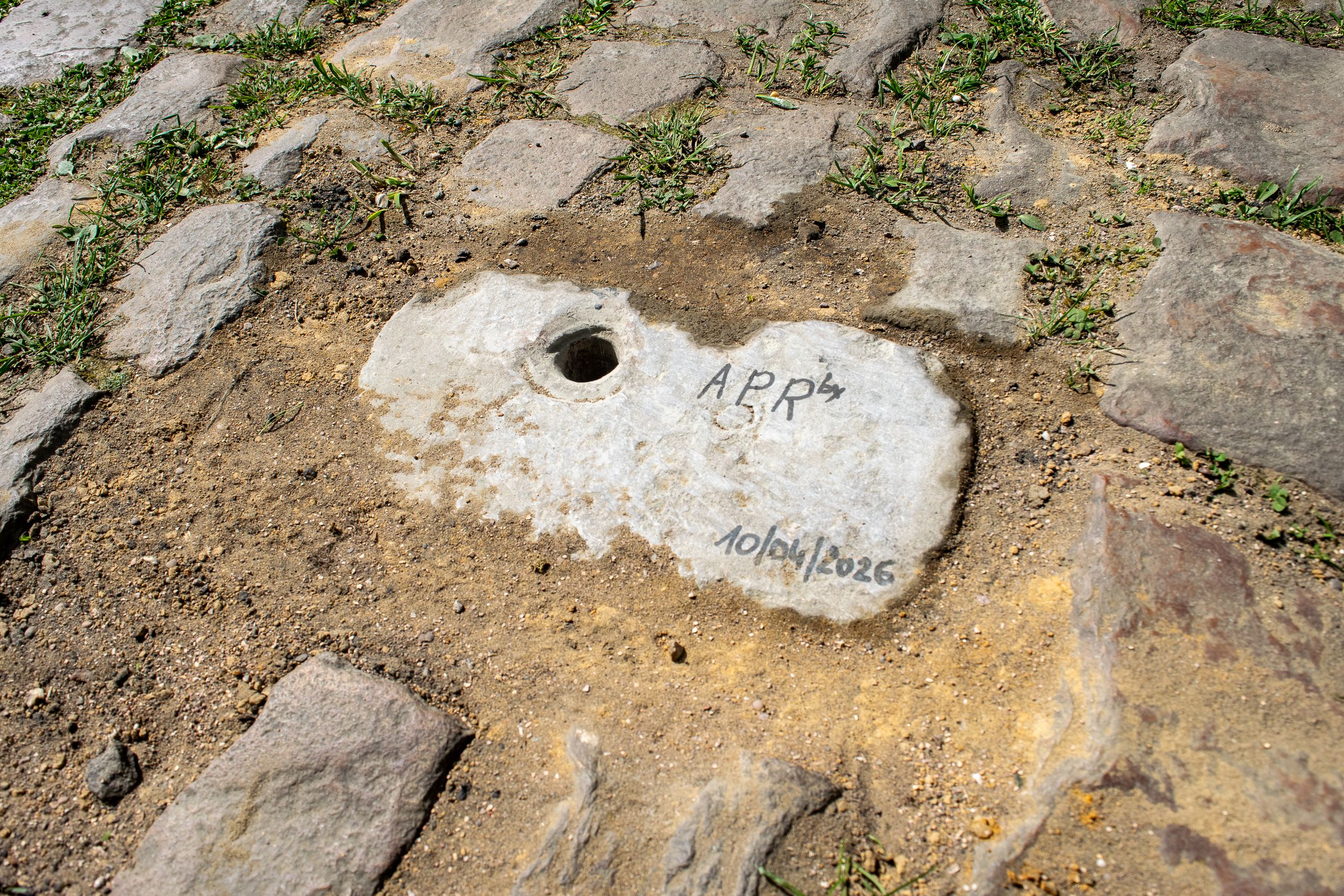 Replacement stones and holes filled with gravel and coal spoil – The state of the Arenberg Forest amid cobblestone thievery ahead of Paris-Roubaix
