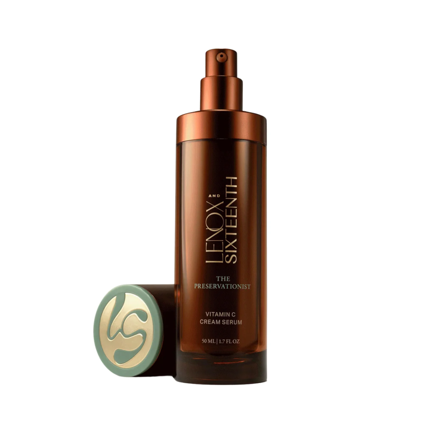 A bottle of Lenox and Sixteenth The Preservationist serum.
