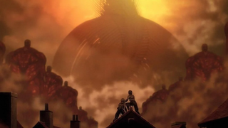 Eren's Founding Titan form in Attack on Titan.