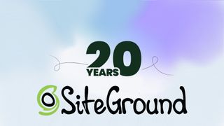 SiteGround Logo on coloured background