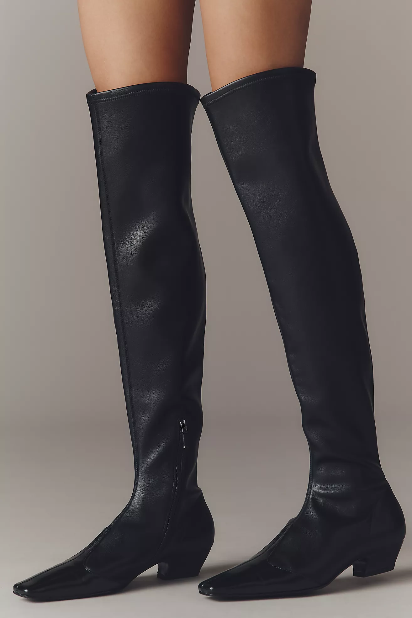 Lola Cruz Stretch Over-The-Knee Boots