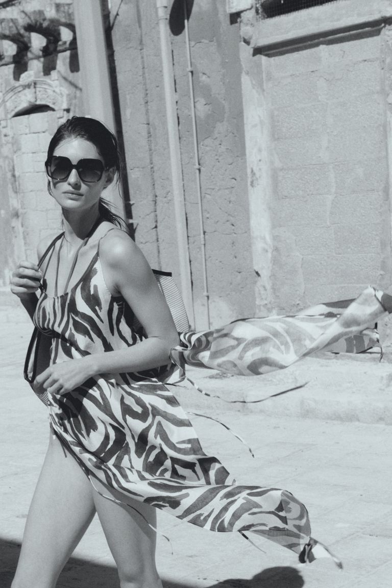 Scoop-Back Beach Dress
