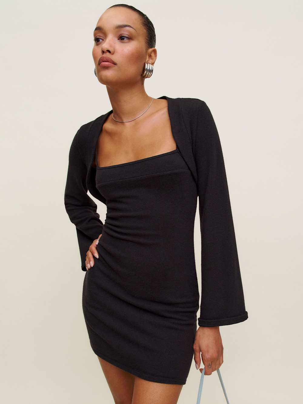 Chloe Knit Shrug Dress Set