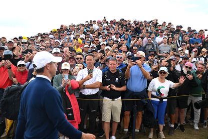 Fans at The Open
