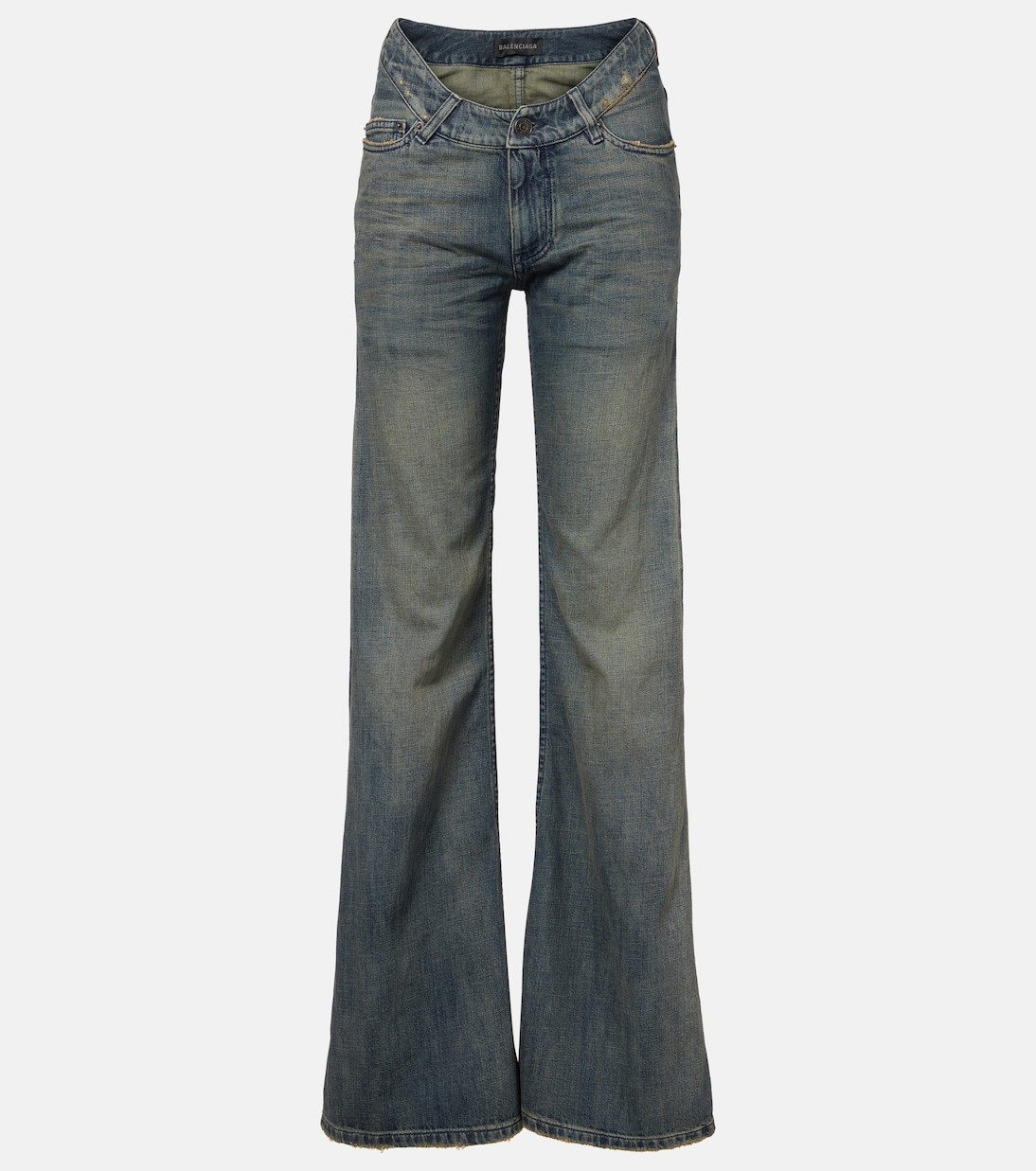 Balenciaga, Low-Rise Wide-Leg Jeans