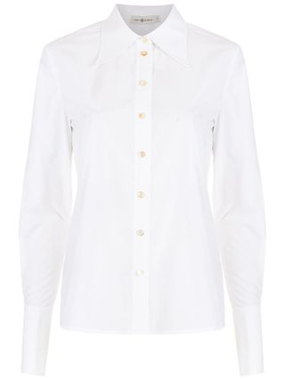 button-down poplin shirt