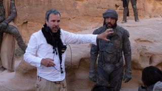 Denis Villeneuve am Set von Dune