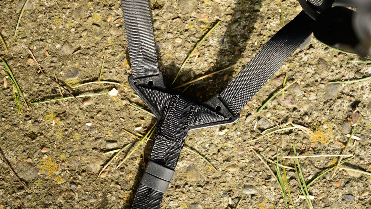 Sweet Protection Falconer 2Vi MIPS helmet detail of strap