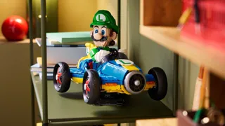 Luigi gets his MAR10 day win with an excellent new Mario Kart Lego set