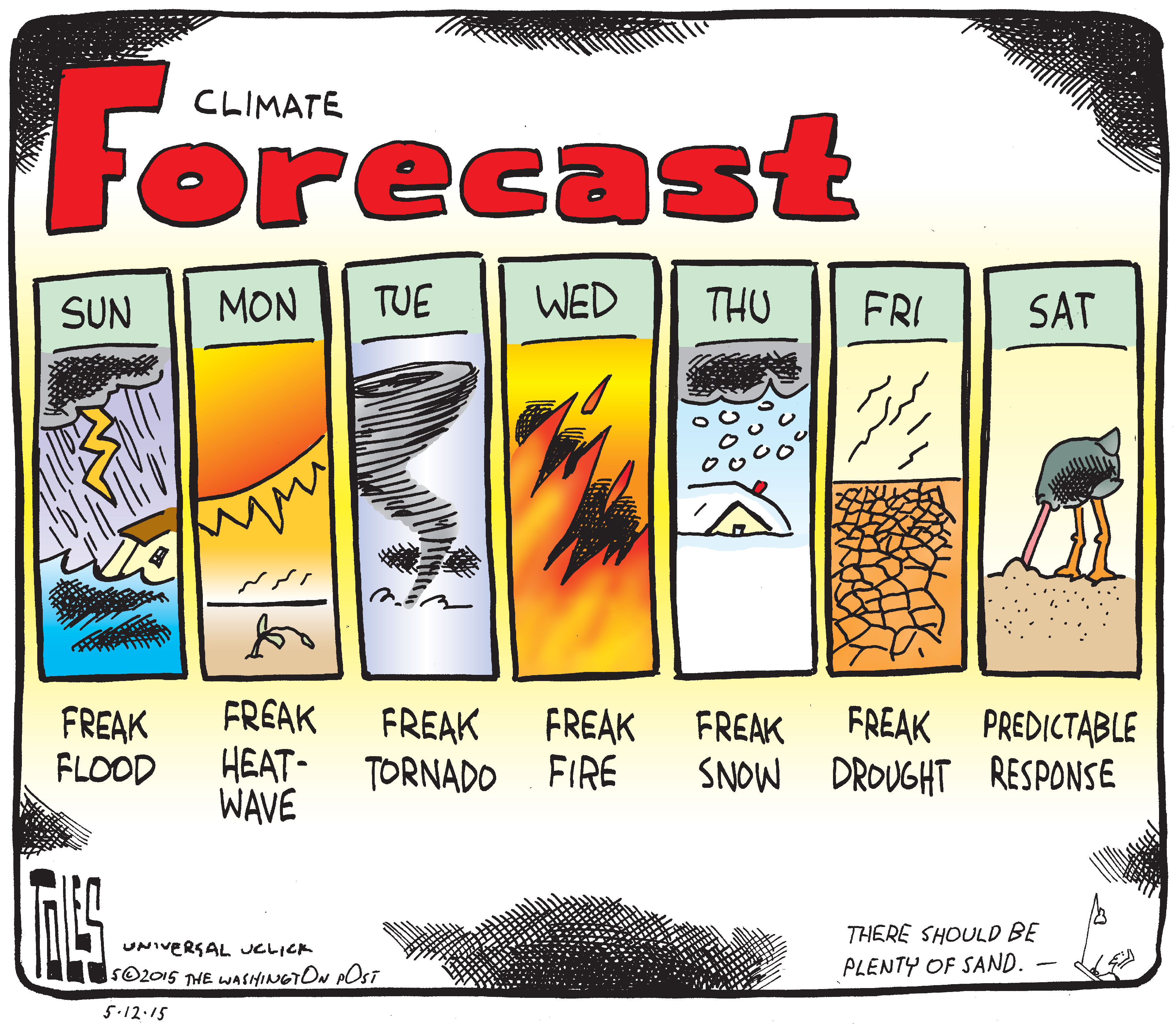 Editorial cartoon World Climate Change | The Week