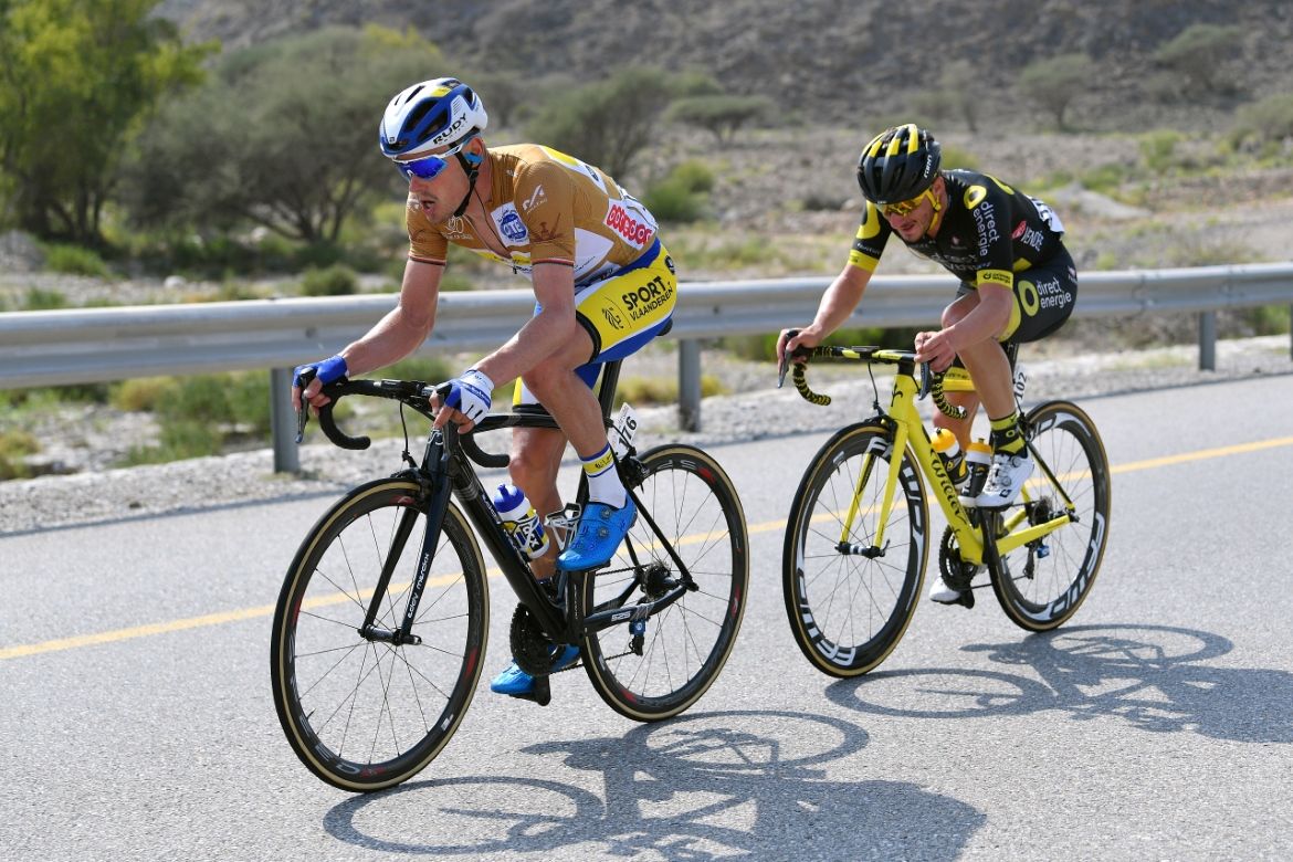 Preben Van Hecke was in the break again