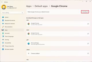 Windows 11 change default app