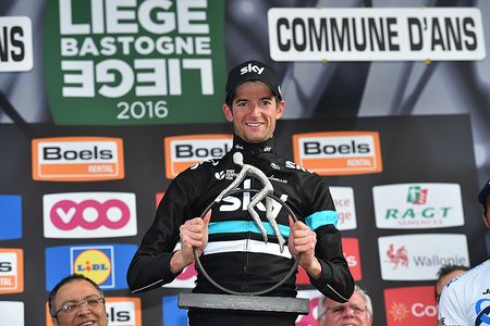 Wout Poels (Team Sky) wins Liege-Bastogne-Liege