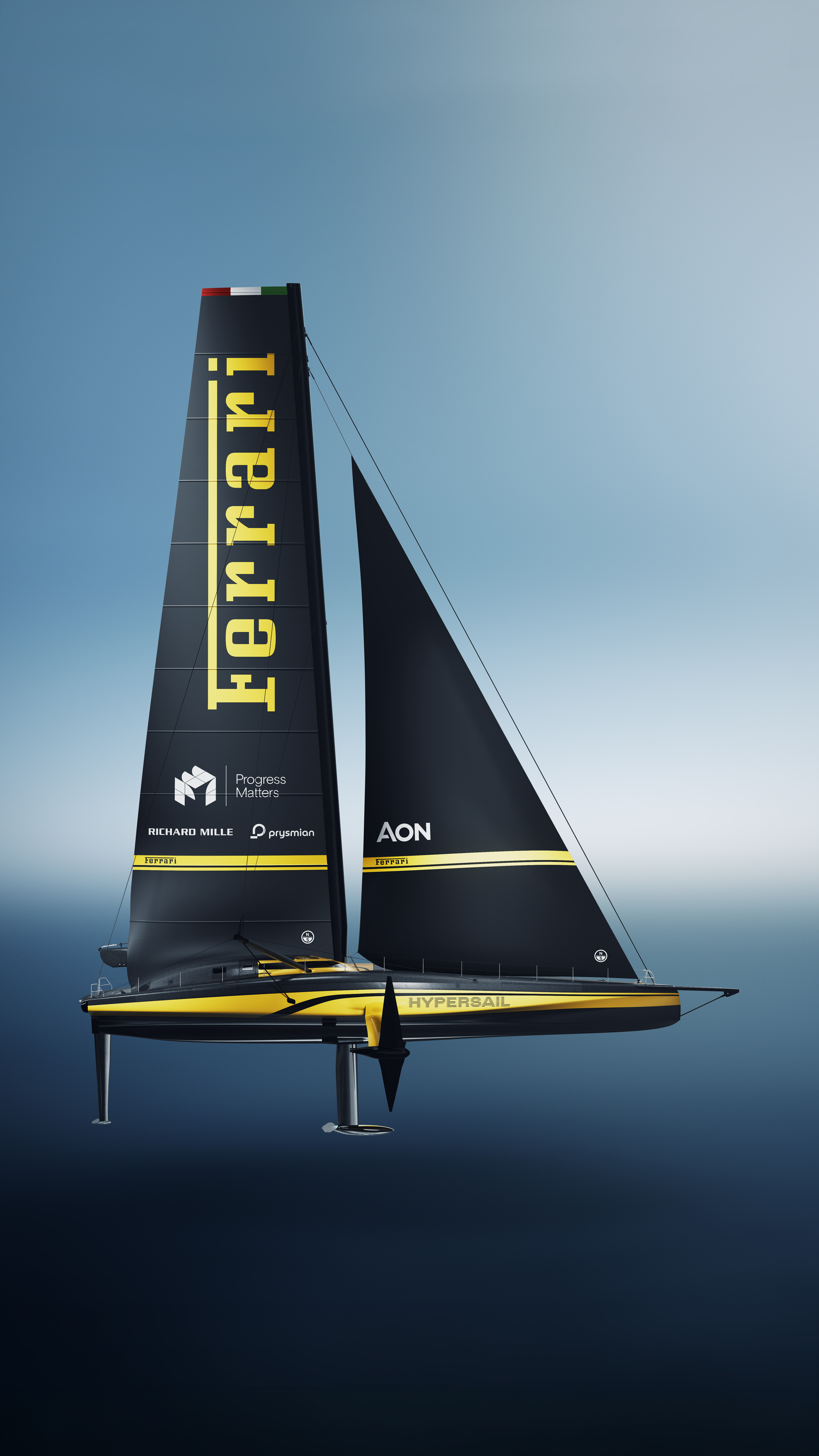 Ferrari Hypersail racing monohull