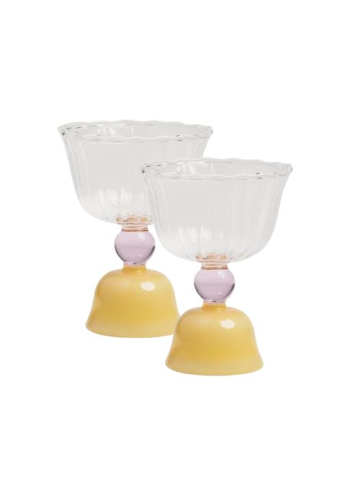 &Klevering | Tulip Caramel Glasses Set of Two