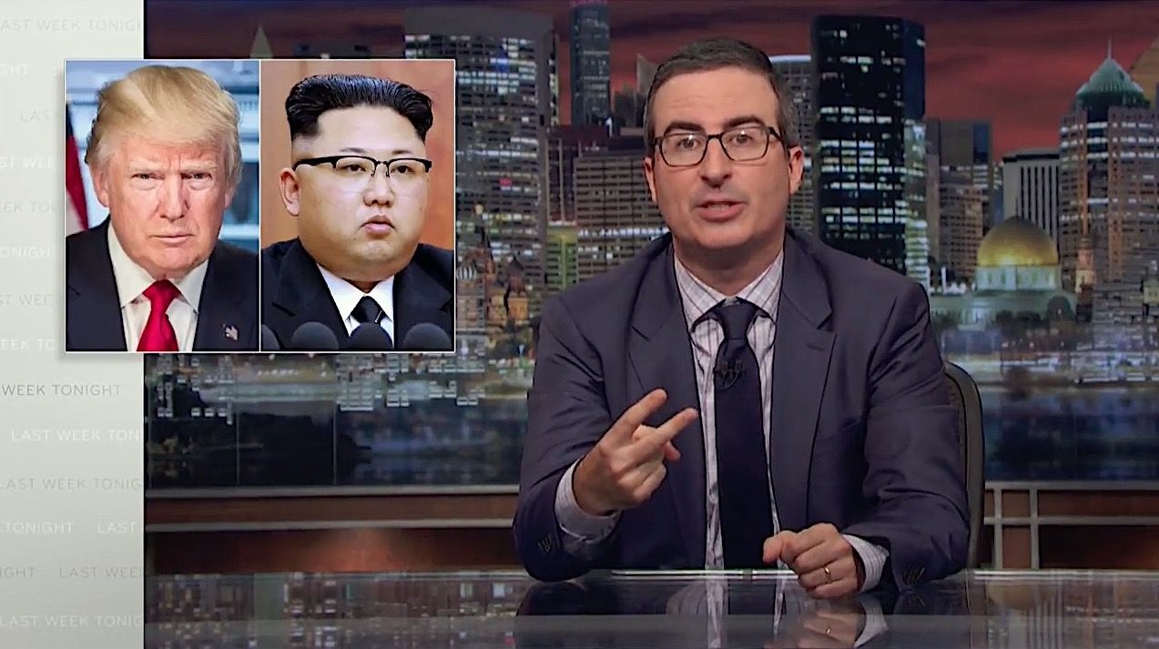 John Oliver games out North Korea