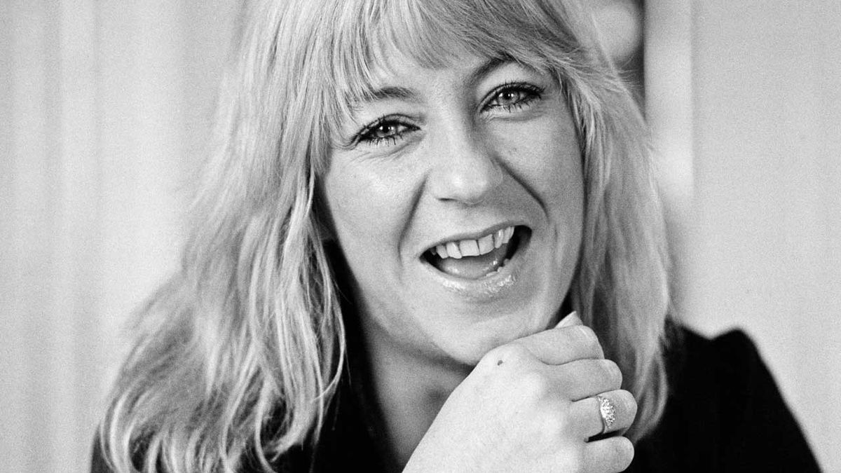 Christine McVie smiling