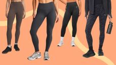 A collection of the best workout leggings, tried and tested in 2026, including leggings from Under Armour, Oner Active, Gymshark, and Sweaty Betty