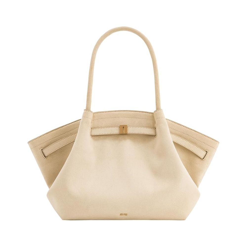 JW PEI Women's Hana Medium Tote Bag - Artificial Suede White