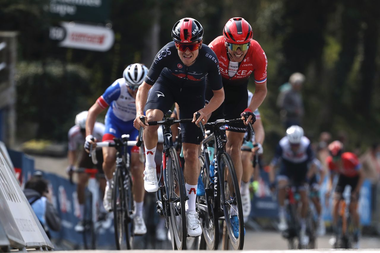 Tom Pidcock at La Flèche Wallonne 2021