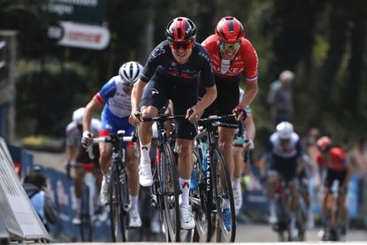 Tom Pidcock at La Flèche Wallonne 2021